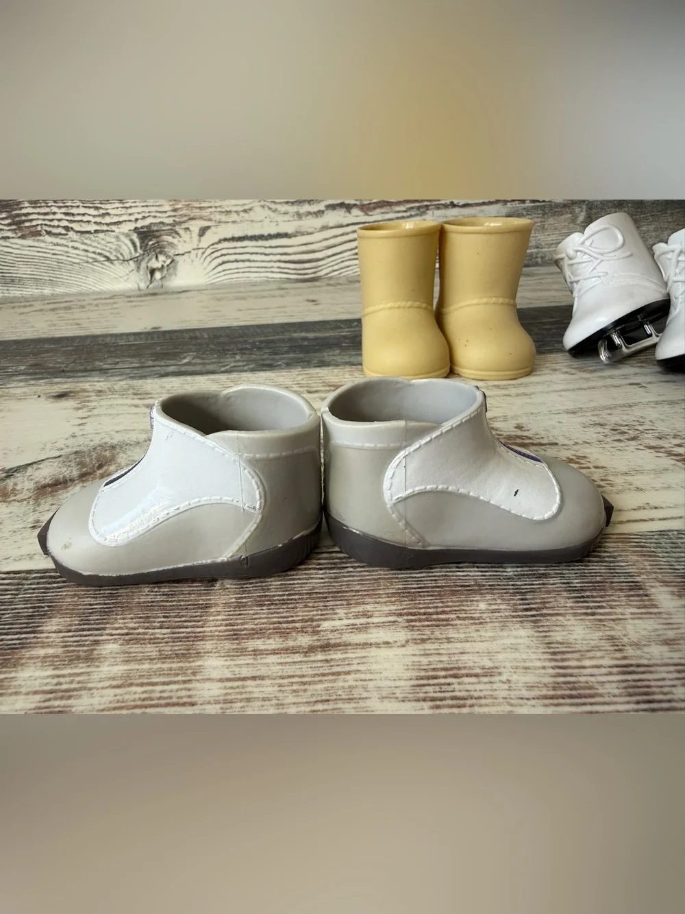 MIXED Lot 4 Pairs OUR GENERATION & Funrise 18” Doll Shoes BOOTS Skates for Play